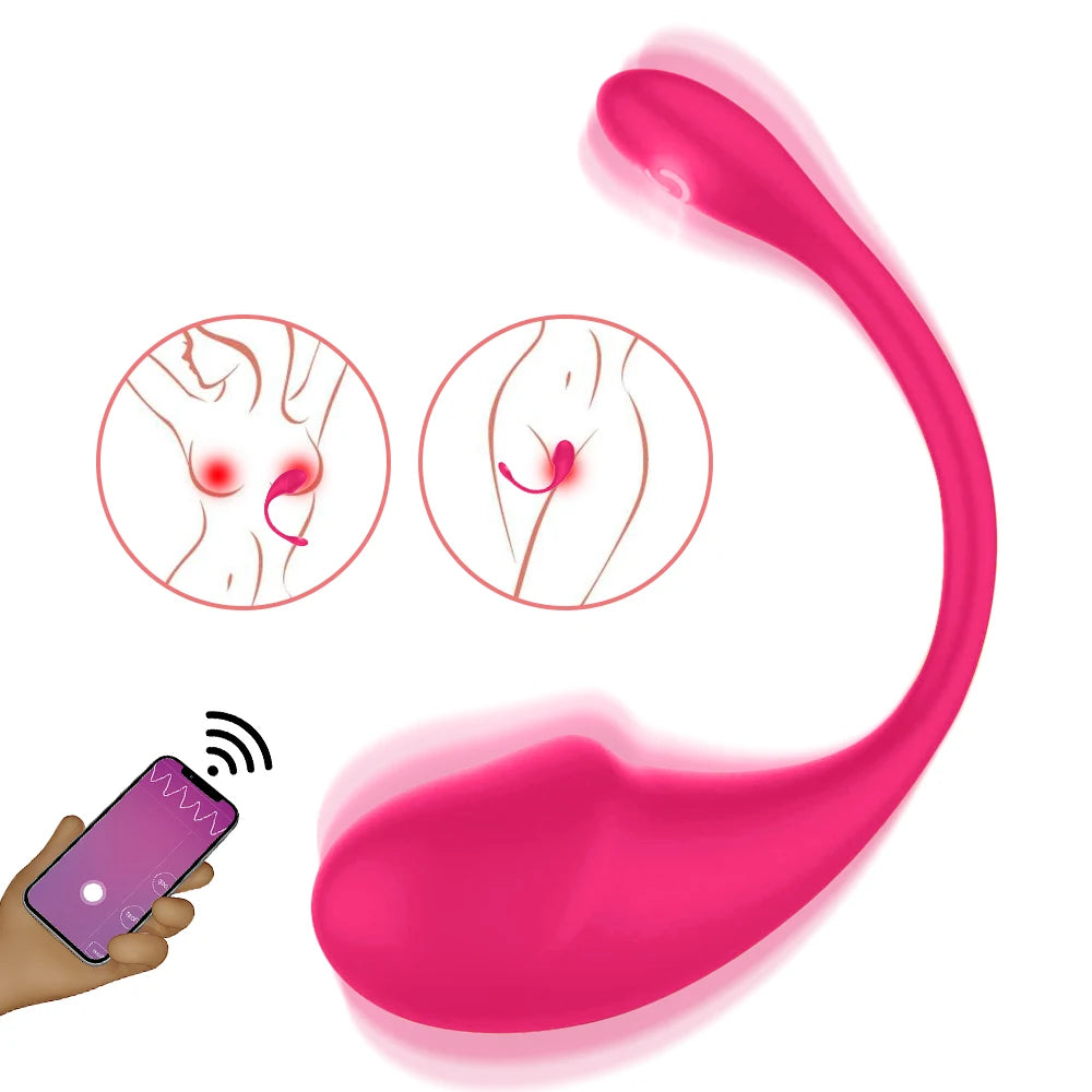 Wireless Vibration Love Egg Vibrator Vaginal G Spot Vibrating Stimulator Wearable Bluetooth APP Control Sex Toys For Adult Women