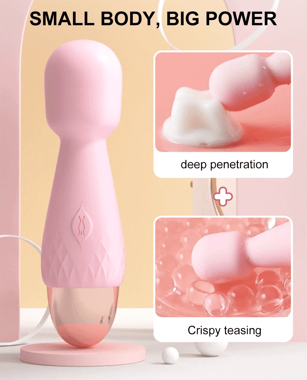 10 Modes Strong Vibration Mini Vibrator Magic Stick USB Charging Massager Clitoris G-Spot Vibrators Sex Toy For Women Adults 18