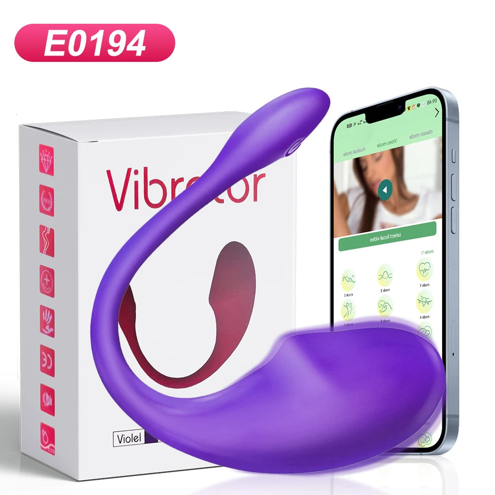 Wireless Vibration Love Egg Vibrator Vaginal G Spot Vibrating Stimulator Wearable Bluetooth APP Control Sex Toys For Adult Women