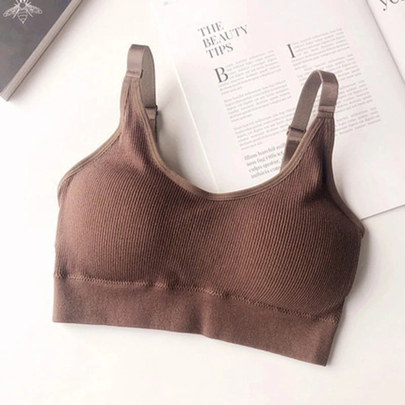 Sexy Underwear Women Gather No Steel Ring Lingerie Bra Tube Top Wrapped Chest Beauty Back Actival Cotton Thin Section Tube Top