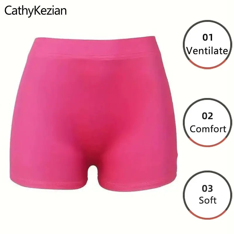 Women Shorts Sleep Bottoms Pajamas Boxers Soft Casual Fitness Sleep Breathable