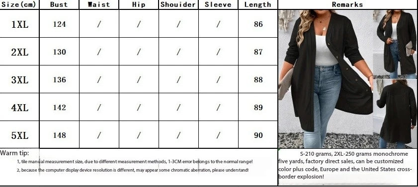 2024 plus size new women's long sleeved casual button up cardigan knitted jacket women's plus size cardigan autumn styles